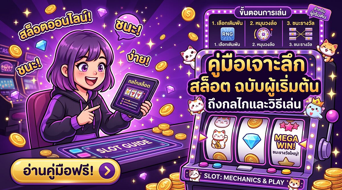 คู่มือเจาะลึก สล็อต ฉบับผู้เริ่มต้น ถึงกลไกและวิธีเล่น