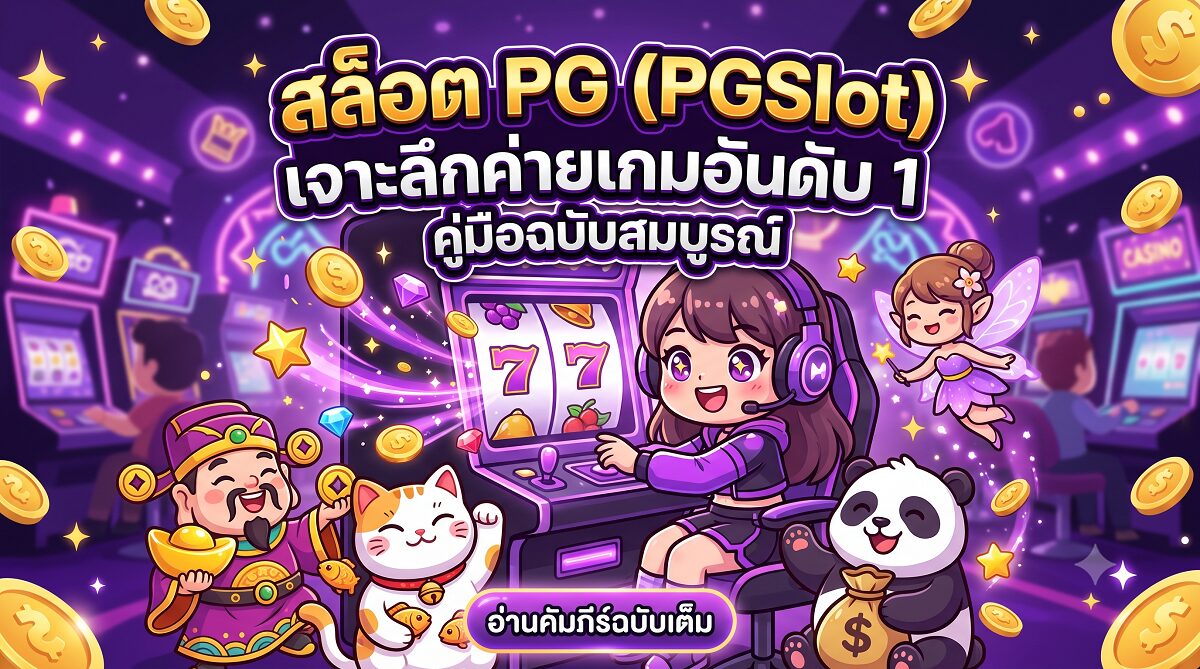 สล็อต PG (PGSlot) เจาะลึกค่ายเกมอันดับ 1 คู่มือฉบับสมบูรณ์